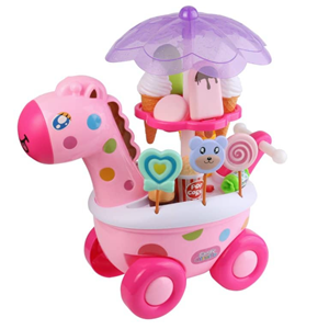 اسباب بازی نوزادی ماشین برقی آب نبات بستنی فروشی مدل زرافه Candy Ice Cream Car _اسباب بازی نوزادی